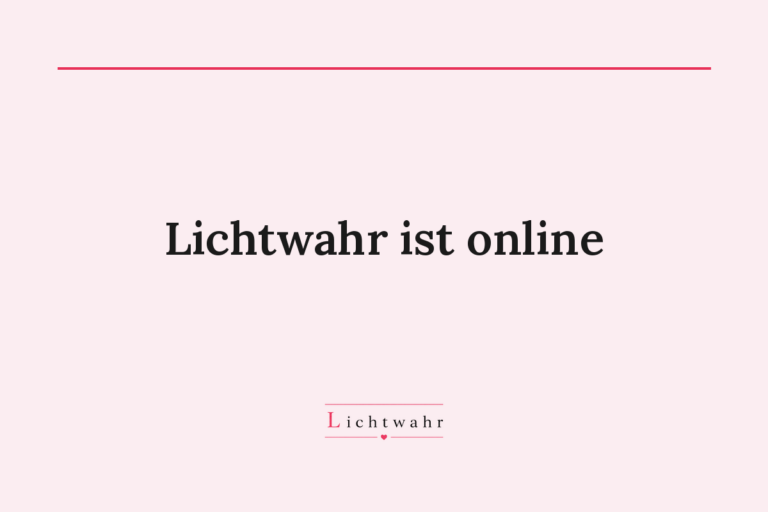 Blogmeldung: Lichtwahr ist online